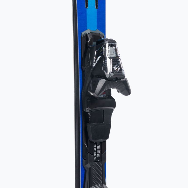 Лижі гірські Salomon S Race SL 10 + M12 GW блакитно-білі L47038200 6