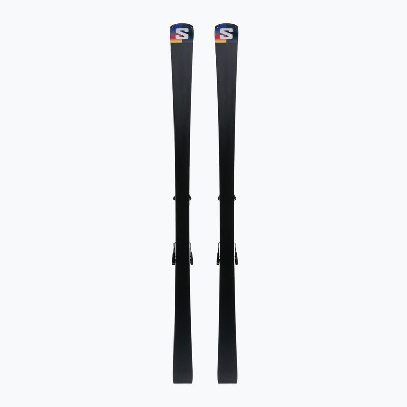 Лижі гірські Salomon S Race GS 10 + M12 GW блакитно-білі L47038300 3