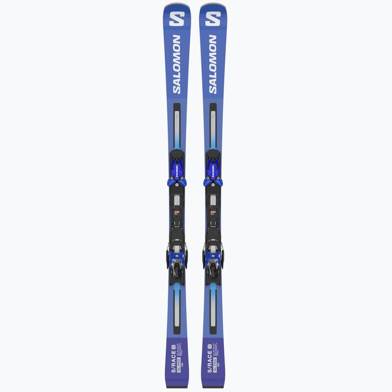 Лижі гірські Salomon S Race SL Pro + X12 TL GW блакитні L47037800 10