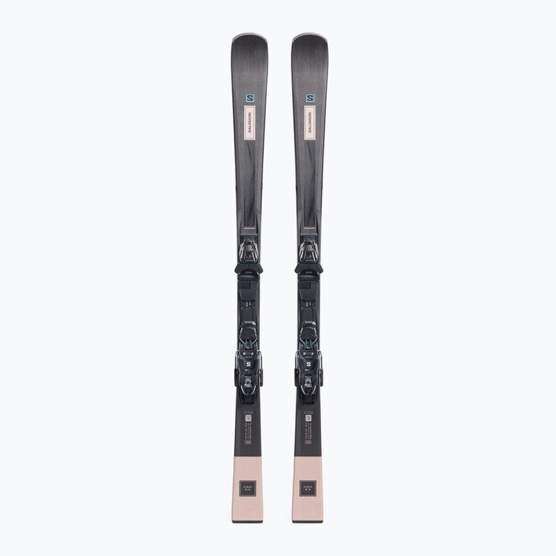 Лижі гірські жіночі Salomon S Max 8W + M10 чорні L47056100