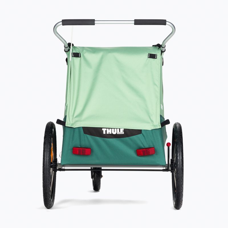 Причіп велосипедний двомісний  Thule Coaster XT Bike Trailer+Stroll зелений 10101820 3
