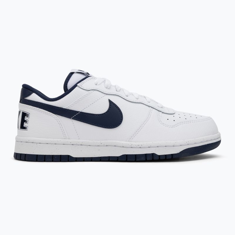 Кросівки чоловічі Nike Big Low white/midnight navy 2