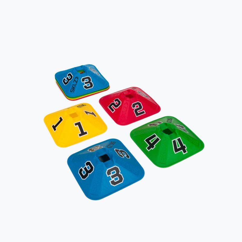 Конуси тренувальні SKLZ Reactive Agility Cones кольорові 10665 2