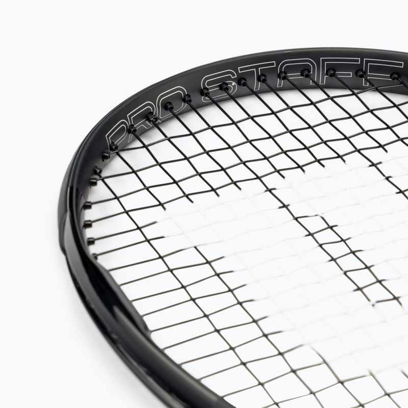Ракетка тенісна Wilson Pro Staff Precision 100 W/O CVR чорна WR019010U 6