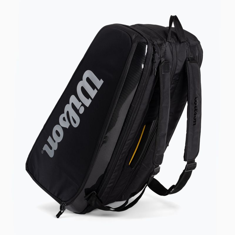 Тенісна сумка Wilson Super Tour 15 PK Pro Staff чорна WR8010401