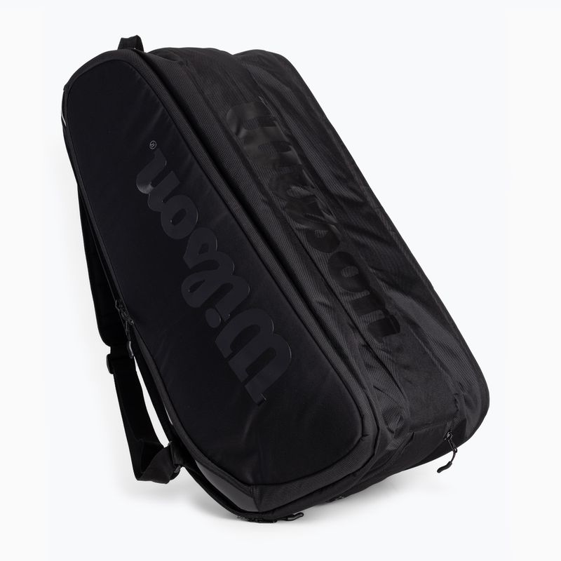 Тенісна сумка Wilson Super Tour 15 PK Pro Staff чорна WR8010401 3