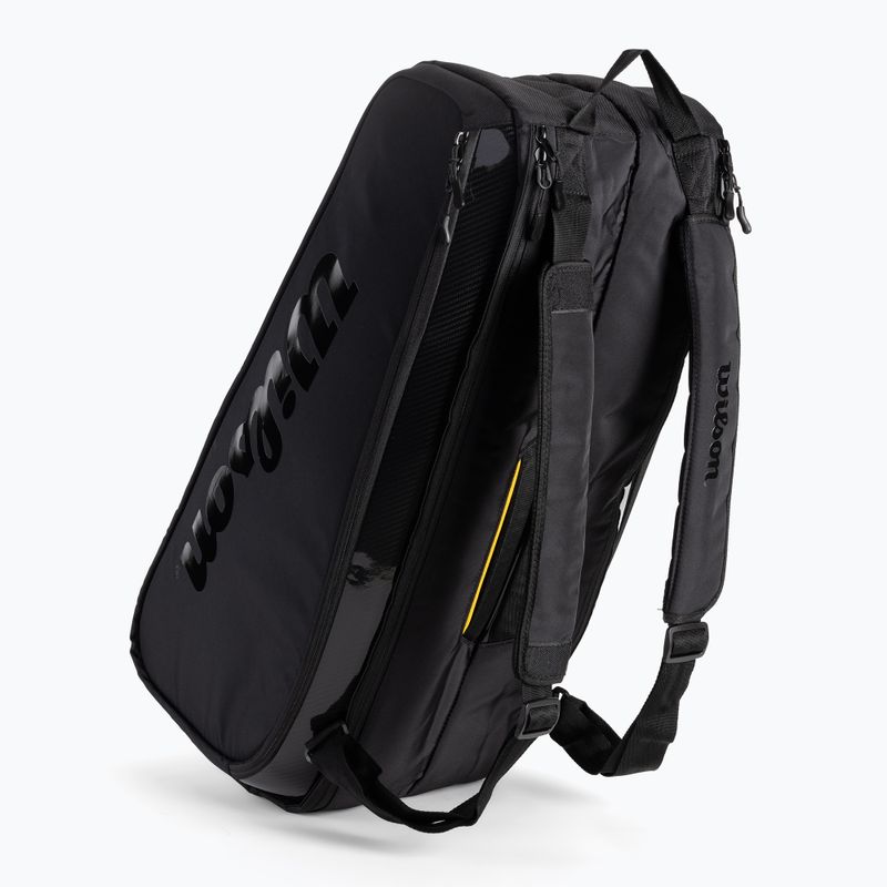 Тенісна сумка Wilson Super Tour 9 PK Pro Staff чорна  WR8010601