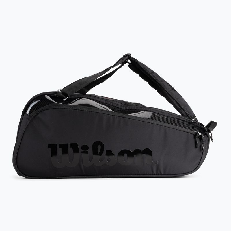 Тенісна сумка Wilson Super Tour 9 PK Pro Staff чорна  WR8010601 2