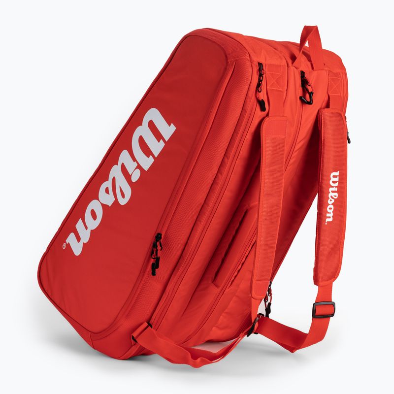 Тенісна сумка Wilson Super Tour 15 PK червона WR8010301