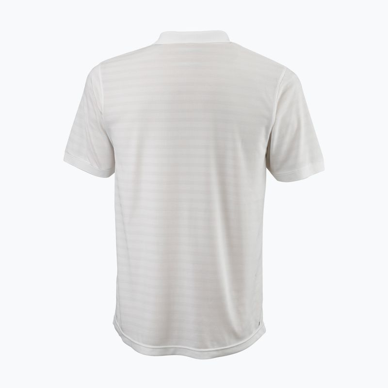 Футболка тенісна чоловіча Wilson Stripe Polo біла WRA789703 2