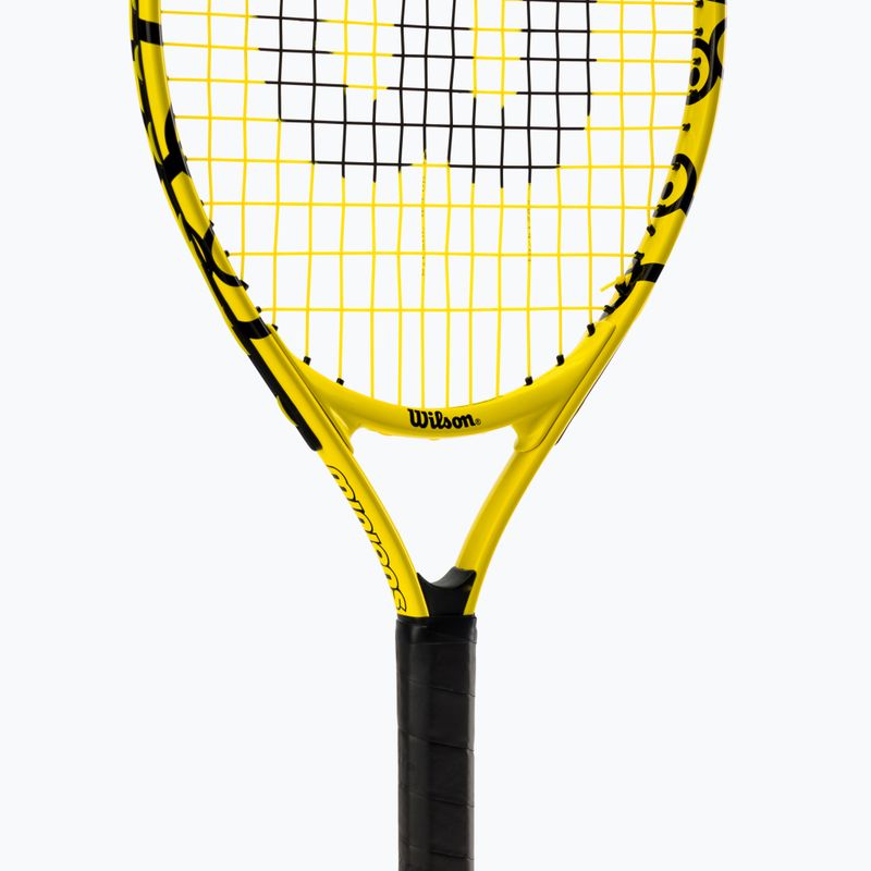 Ракетка тенісна дитяча Wilson Minions Jr 23 жовто-чорна WR069110H+ 5