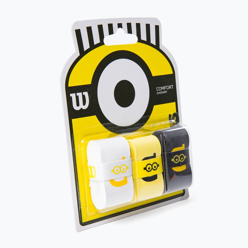 Обгортки для тенісних ракеток Wilson Minions Overgrip 3 шт. кольорові WR8408401