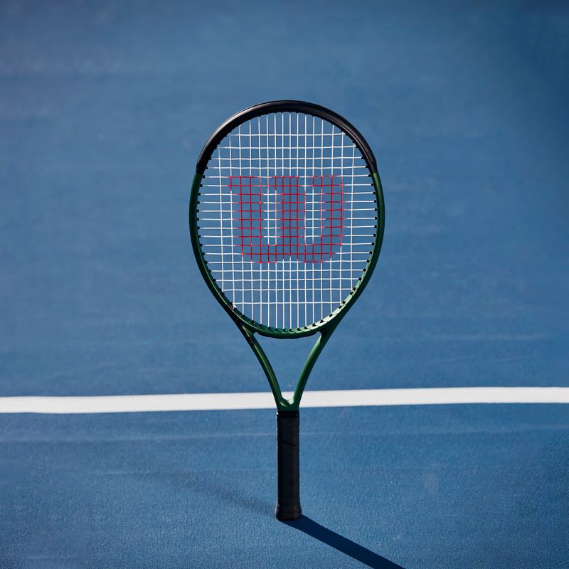 Ракетка тенісна дитяча Wilson Blade 25 V8.0 чорно-зелена WR079310U 7