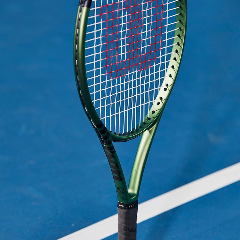 Ракетка тенісна дитяча Wilson Blade 25 V8.0 чорно-зелена WR079310U 8