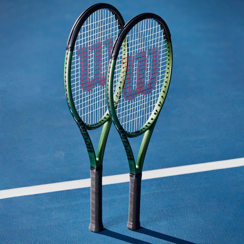 Ракетка тенісна дитяча Wilson Blade 25 V8.0 чорно-зелена WR079310U 9