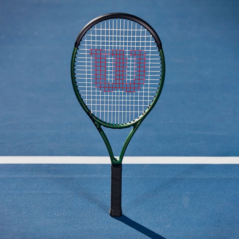 Ракетка тенісна дитяча Wilson Blade 26 V8.0 чорно-зелена WR079210U 7