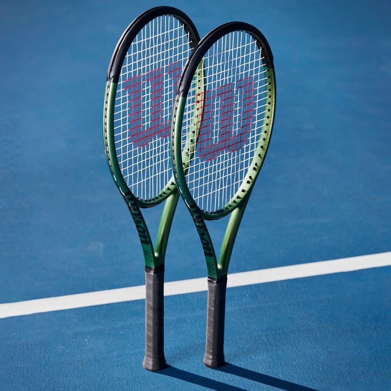 Ракетка тенісна дитяча Wilson Blade 26 V8.0 чорно-зелена WR079210U 8