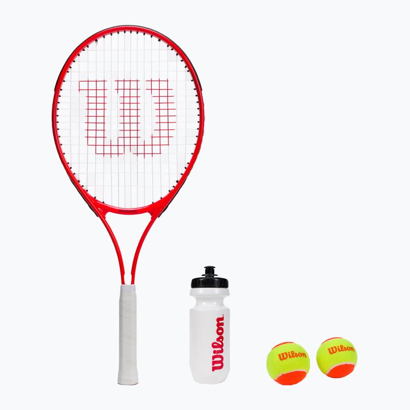 Набір для тенісу дитячий Wilson Roger Federer Starter Set 25 червоний WR082910F