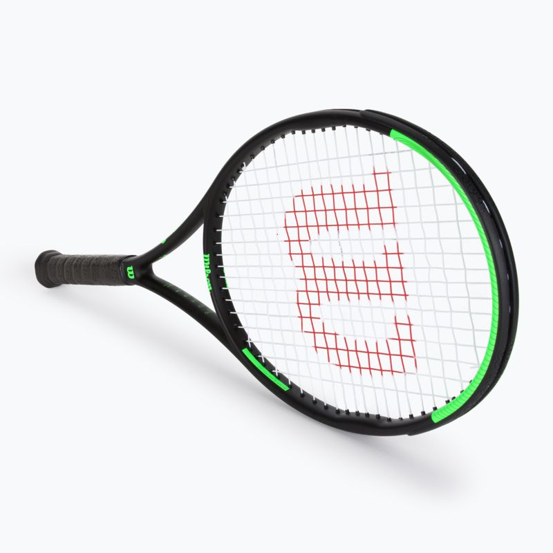 Ракетка тенісна Wilson Blade Feel 103 чорно-зелена WR083310U 2