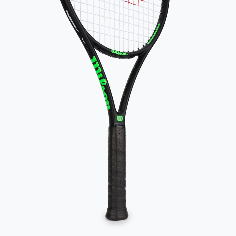 Ракетка тенісна Wilson Blade Feel 103 чорно-зелена WR083310U 4