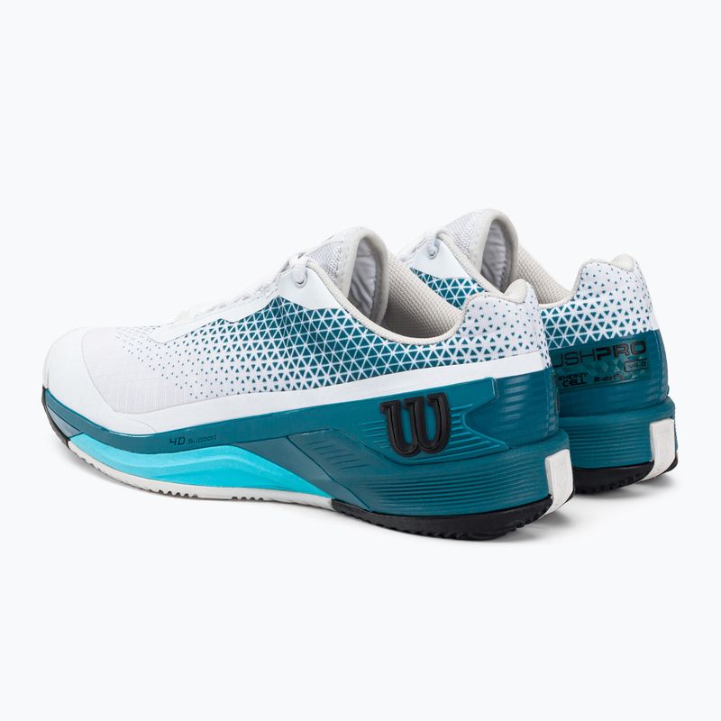 Кросівки для тенісу Wilson Rush Pro 4.0 Clay блакитно-білі WRS329290 3