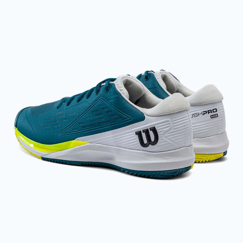 Кросівки для тенісу чоловічі Wilson Rush Pro Ace Clay блакитні WRS329530 3