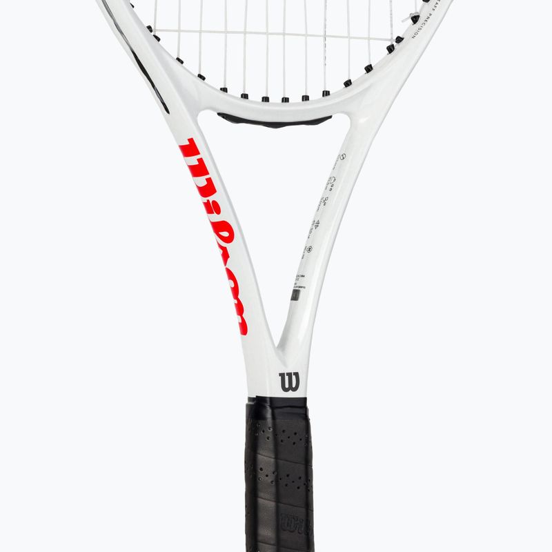 Ракетка тенісна Wilson Pro Staff Precision Team 103 біло-червона WR080510U 5