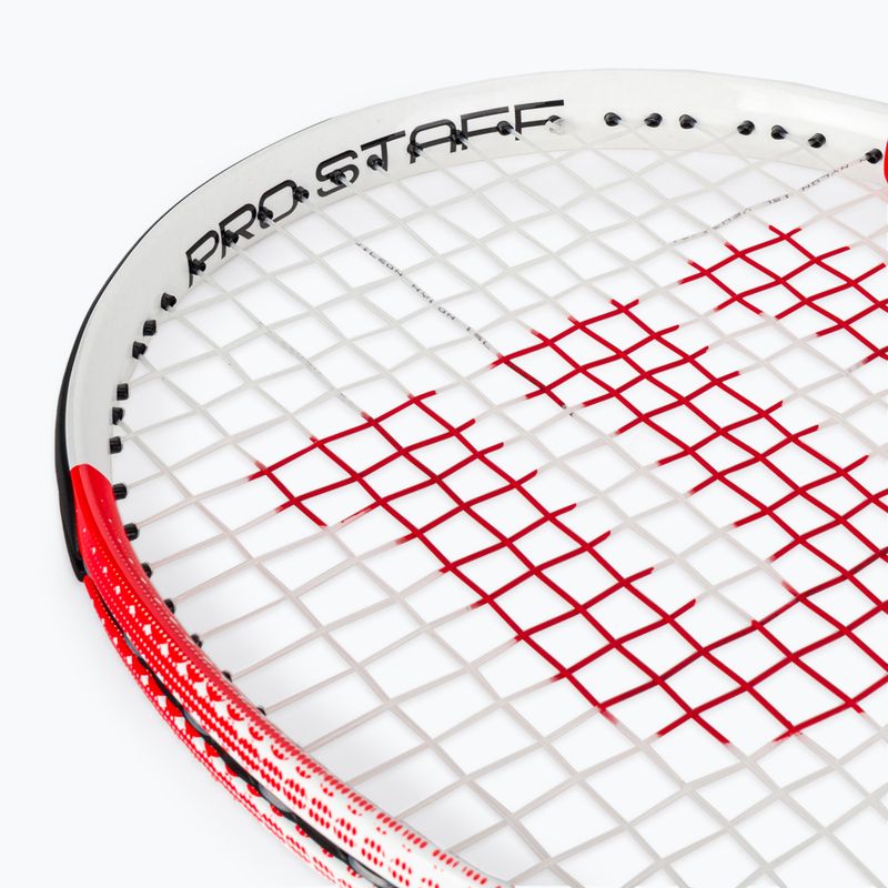 Ракетка тенісна Wilson Pro Staff Precision Team 103 біло-червона WR080510U 6