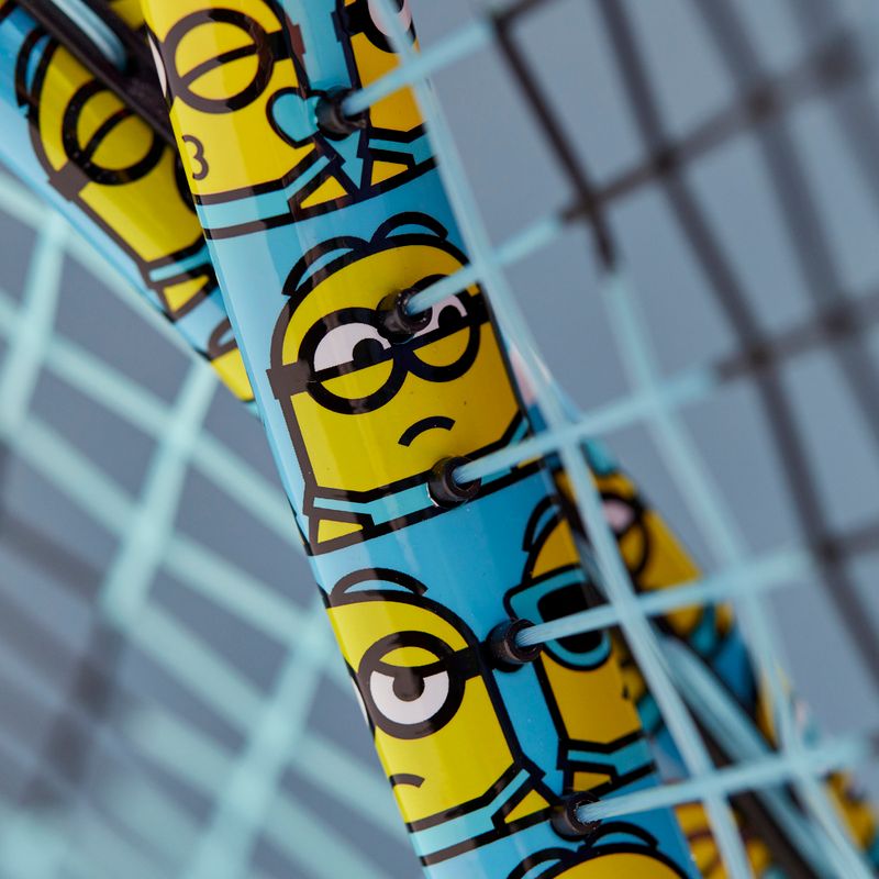 Ракетка тенісна дитяча Wilson Minions 2.0 Jr 23 блакитно-жовта WR097210H 9