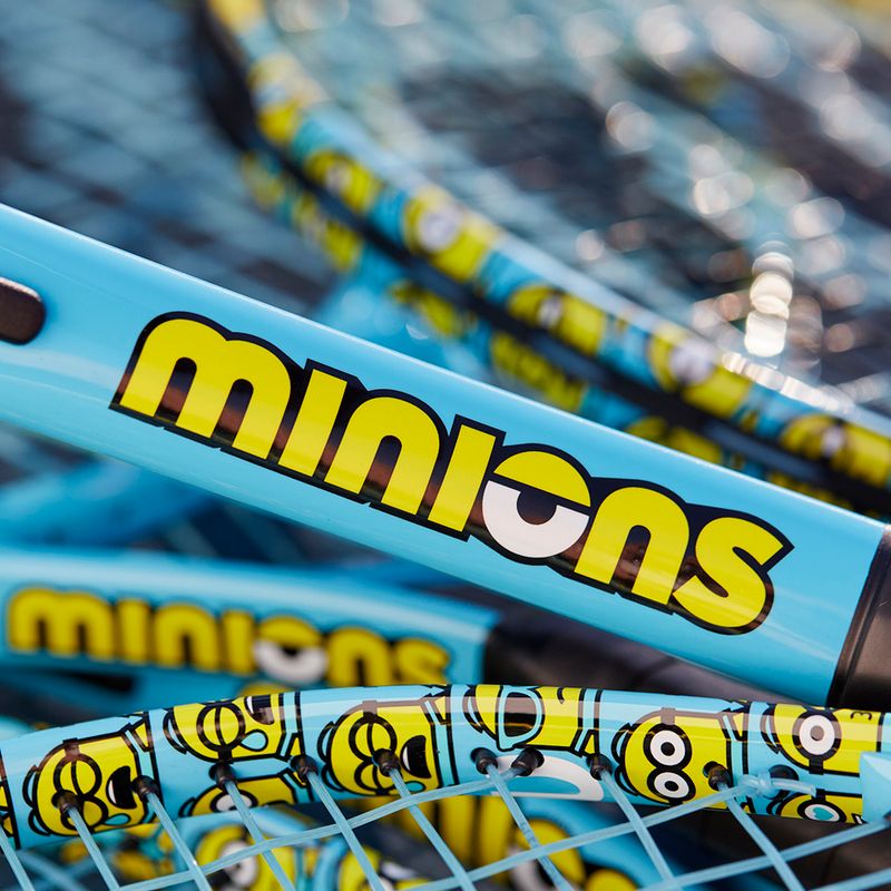 Ракетка тенісна дитяча Wilson Minions 2.0 Jr 23 блакитно-жовта WR097210H 10