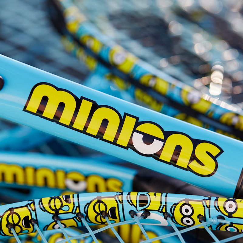 Ракетка тенісна дитяча Wilson Minions 2.0 Jr 21 блакитно-жовта WR097110H 12