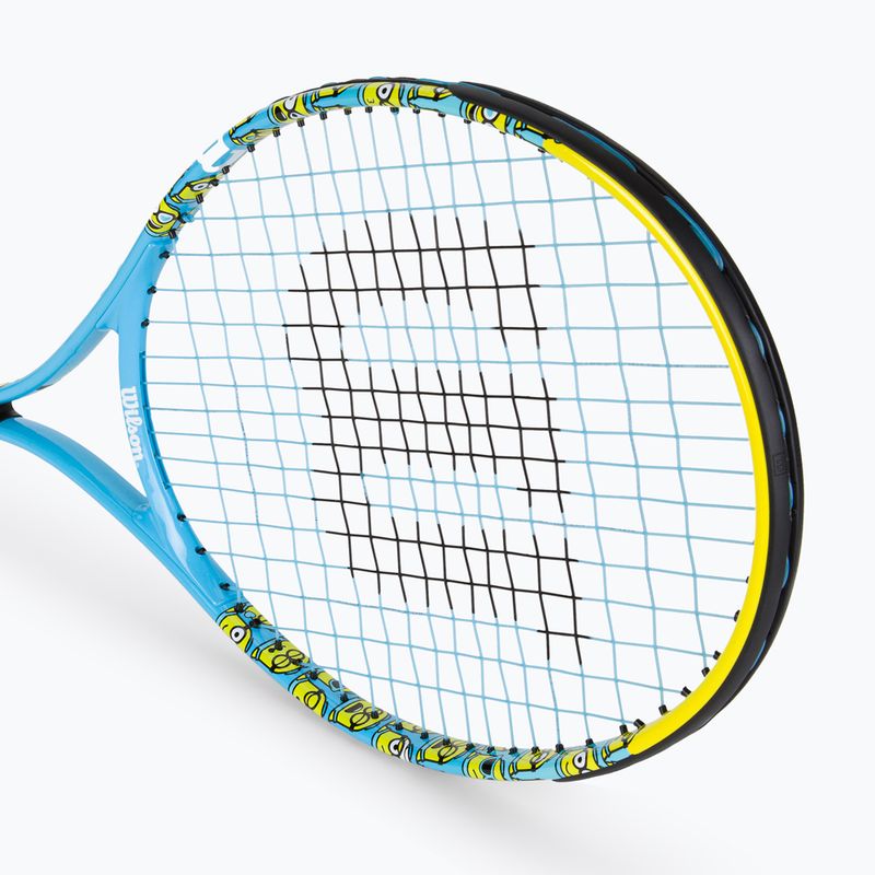 Ракетка тенісна дитяча Wilson Minions 2.0 Jr 25 блакитно-жовта WR097310H 2