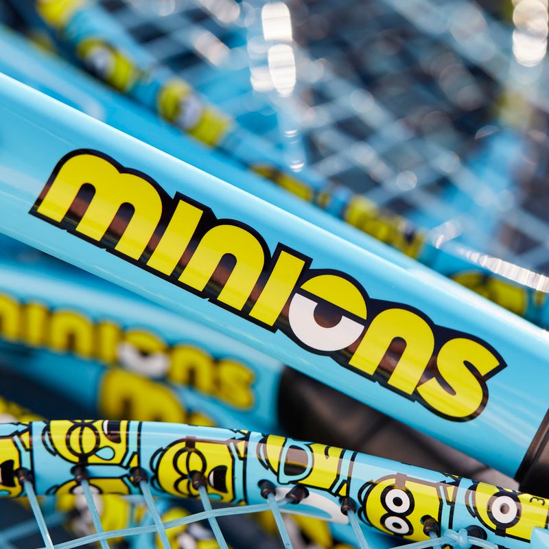 Ракетка тенісна дитяча Wilson Minions 2.0 Jr 25 блакитно-жовта WR097310H 10