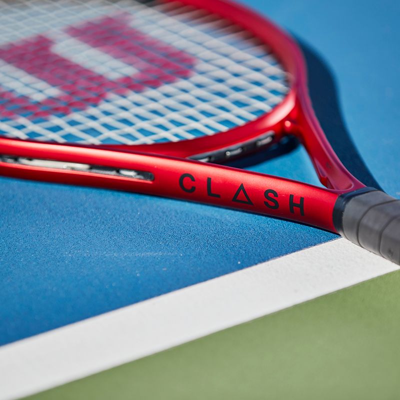 Ракетка тенісна дитяча Wilson Clash 25 V2.0 червона WR074710U 9