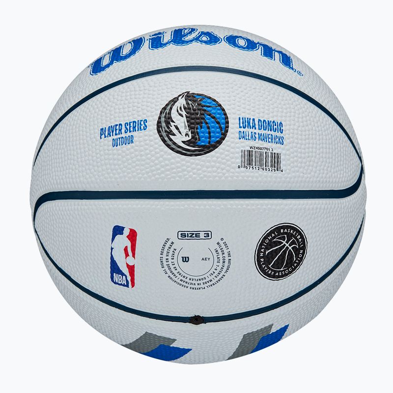 Баскетбольний м'яч Wilson NBA Player Icon Mini Luka WZ4007701XB3 Розмір 3 6