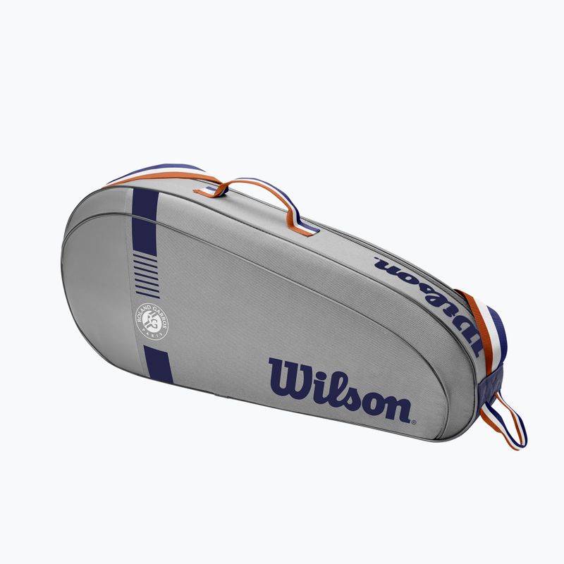 Сумка тенісна Wilson Team 3 Pack Rolland Garros сіра WR8019201001 10