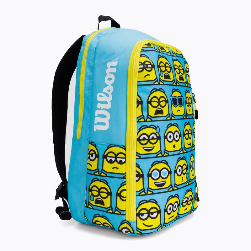 Рюкзак тенісний дитячий Wilson Minions 2.0 Team блакитно-жовтий WR8020401001 2