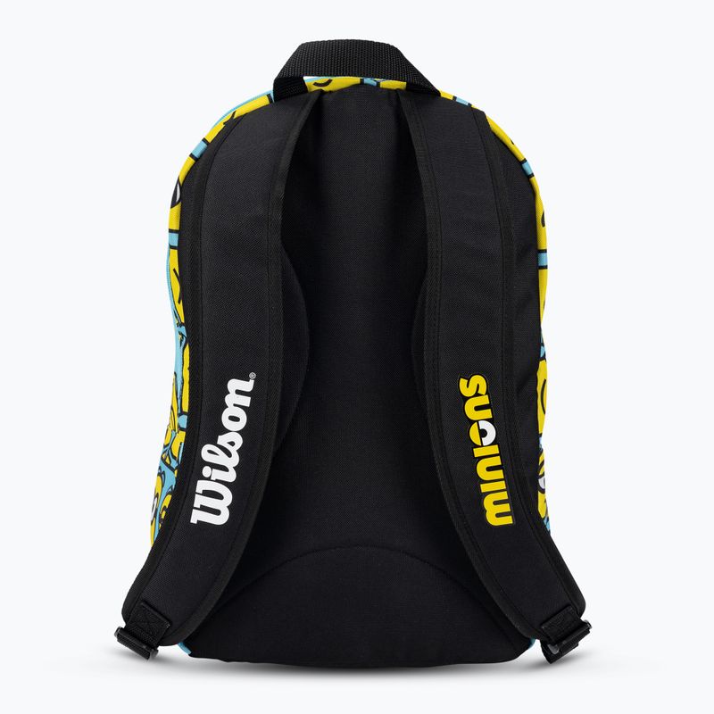 Дитячий тенісний рюкзак Wilson Minions 2.0 Team синій жовтий чорний 3