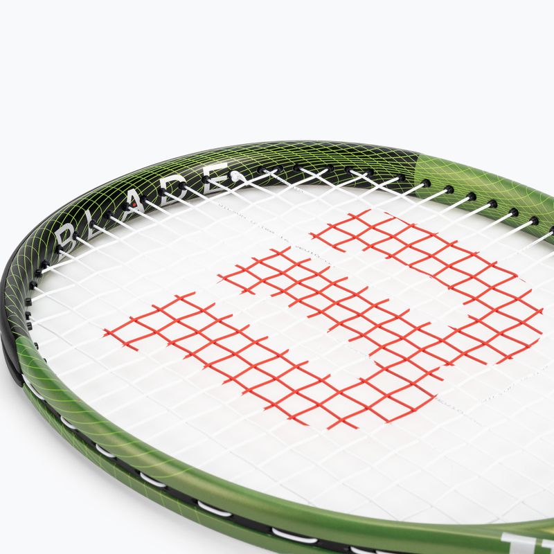 Ракетка тенісна Wilson Blade Feel 100 зелена WR117410 5