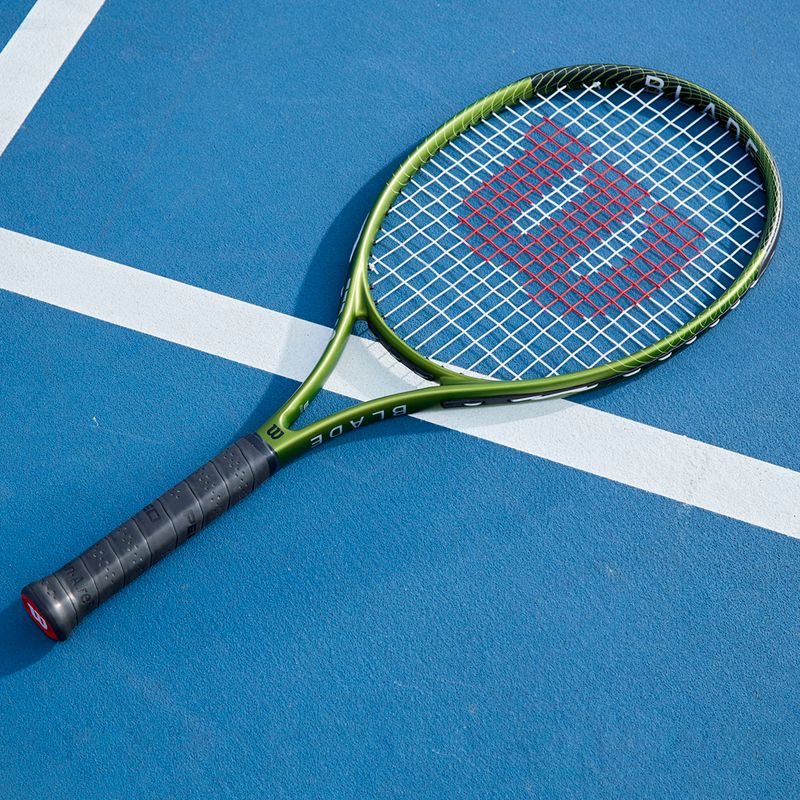 Ракетка тенісна Wilson Blade Feel 100 зелена WR117410 7