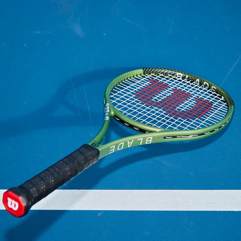 Ракетка тенісна Wilson Blade Feel 100 зелена WR117410 8