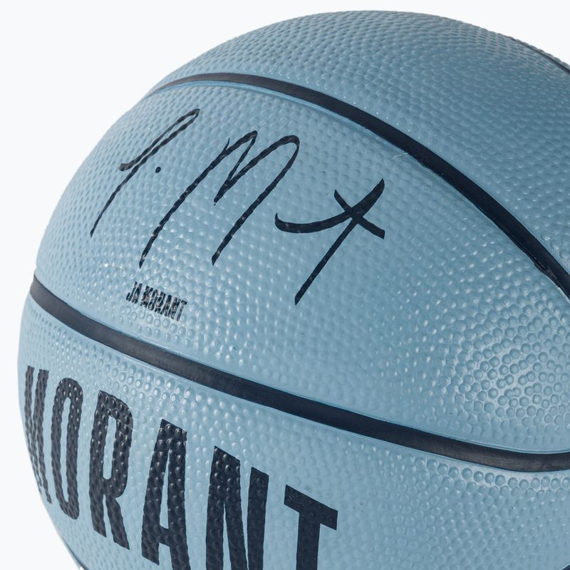 М'яч баскетбольний дитячий Wilson NBA Player Icon Mini Morant blue розмір 3 3