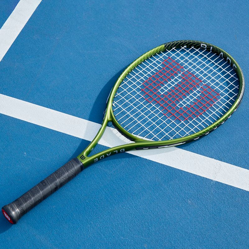 Ракетка тенісна дитяча Wilson Blade Feel Comp 25 зелена WR125310U 6