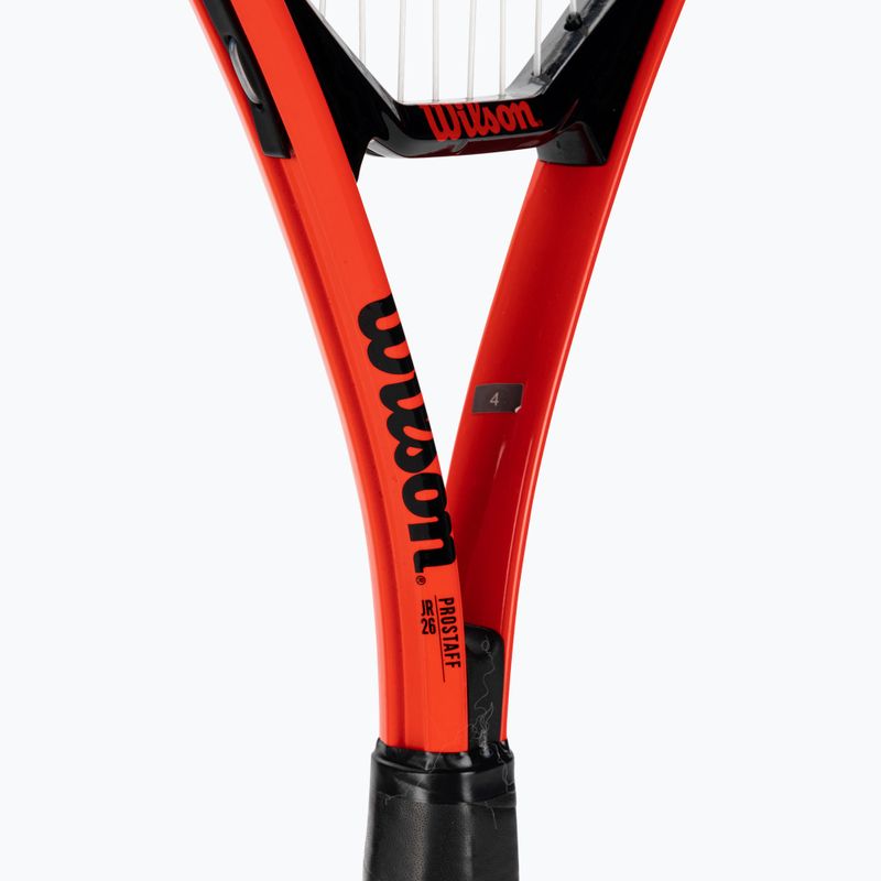 Ракетка тенісна дитяча Wilson Pro Staff Precision 26 червоно-чорна WR133610H 4