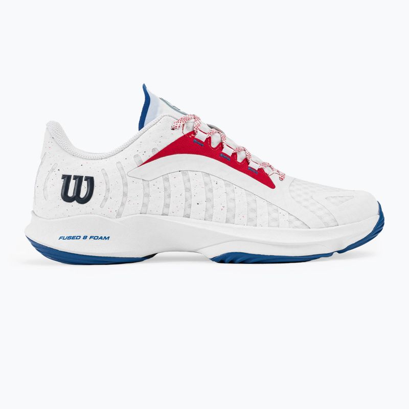 Кросівки для паделю чоловічі Wilson Hurakn Pro white/wilson red/deja vu blue 2