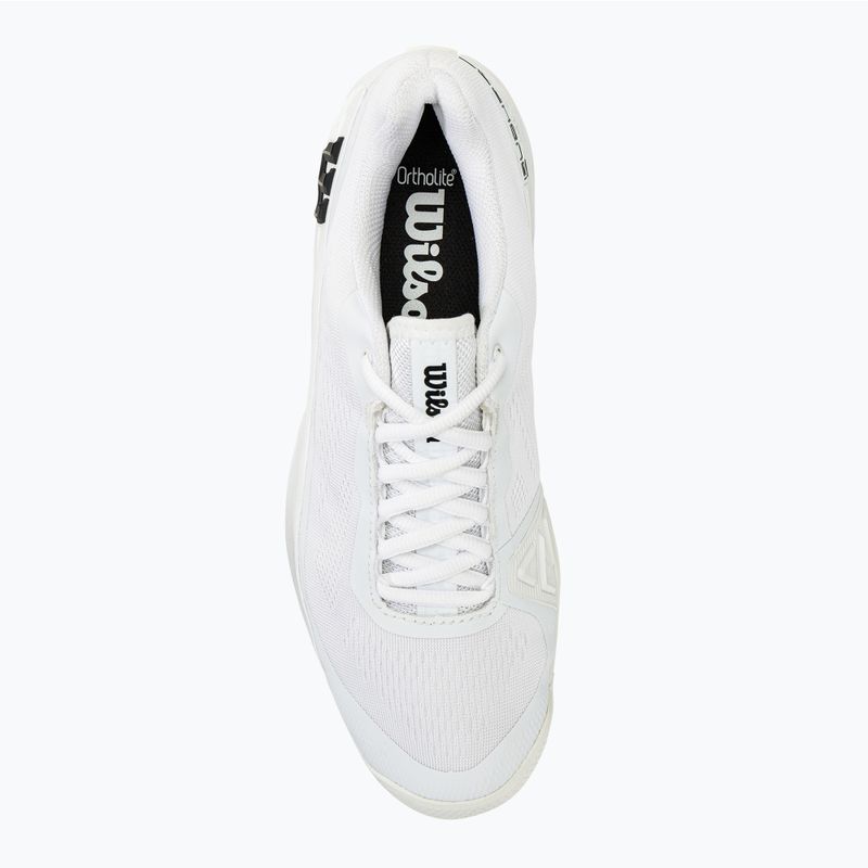 Кросівкі тенісні чоловічі Wilson Rush Pro 4.0 white/white/black 5