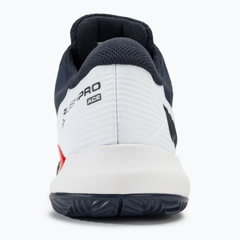 Кросівкі тенісні чоловічі Wilson Rush Pro Ace Clay navy blazer/white/infrared 6