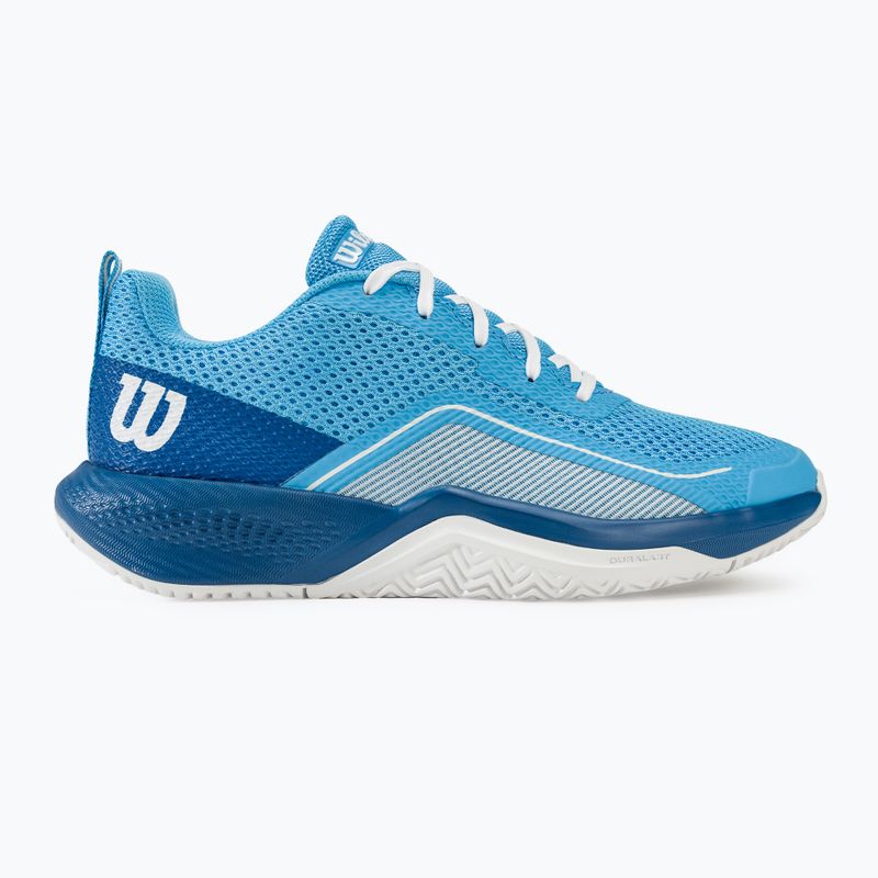 Жіночі тенісні туфлі Wilson Rush Pro Lite W bonnie blue/deja vu сині/білі 2