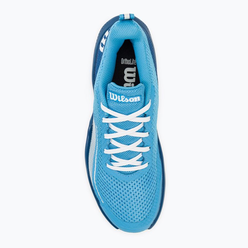 Жіночі тенісні туфлі Wilson Rush Pro Lite W bonnie blue/deja vu сині/білі 5