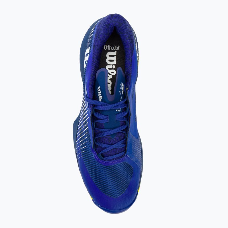 Кросівкі тенісні чоловічі Wilson Kaos Swift 1.5 Clay bluing/sulphur spring/blue print 5